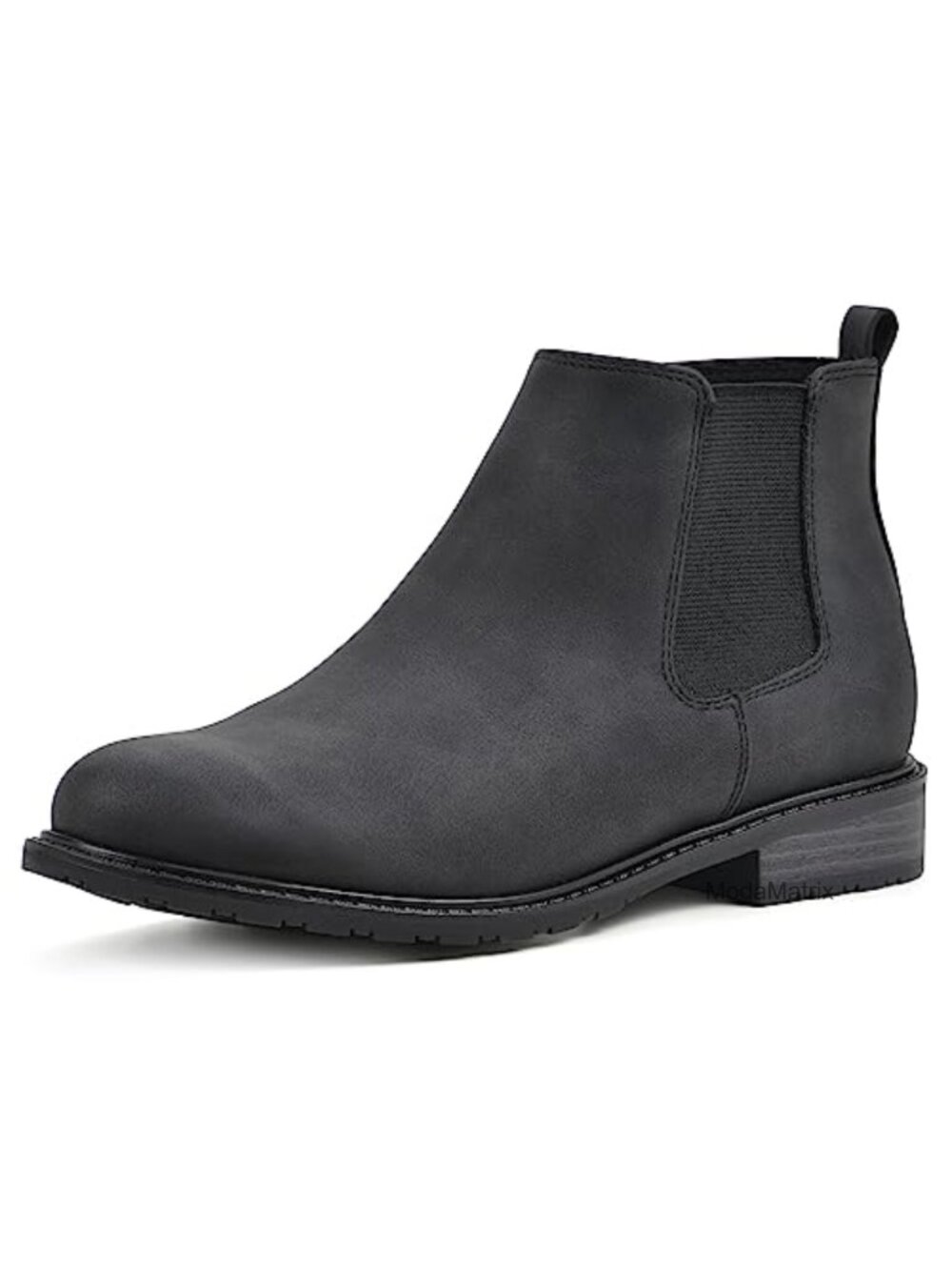 Chelsea Block Heel Ankle Bootie with Inside Zipper